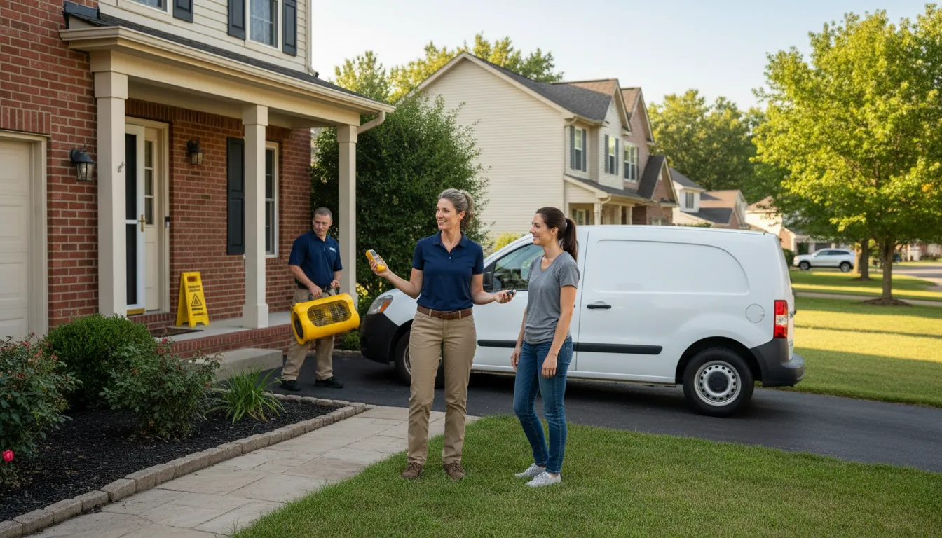 Water restoration image for Fire And Smoke Damage Restoration in Pleasantville, OH